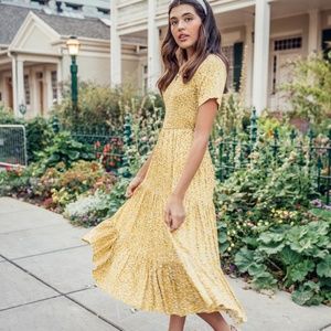NWT XS - Jessakae Yellow Uptown Girl Dress